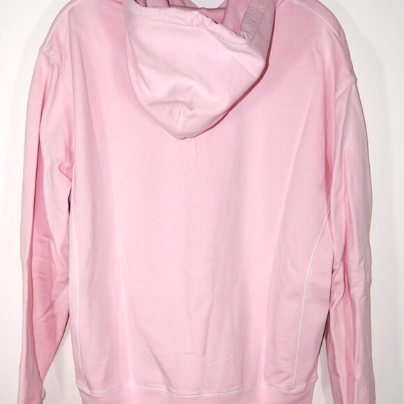 J. Crew Men's Baby Pink French Terry Cotton Hoodie Medium - Picture 4 of 4